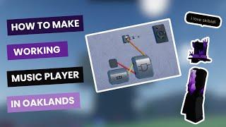 How to Automatic Music Player in Oaklands with Logic | ROBLOX