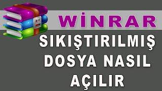 Winrar İle Dosya Açma Bozuk Dosya Sıkıştırma Dosyayı Onarma