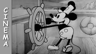 Mickey la souris dans Steamboat willie: comment Mickey mouse transforme un bouc en orgue de Barbarie