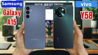 Samsung Galaxy A15 5G Vs vivo Y58 5G | Specs Comparison || Which One's Better?
