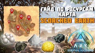 GUIDE TO RESOURCES IN ARK: Survival Ascended | Scorched Earth