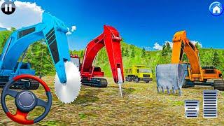 Heavy Rock Mining Cutter Simulator - Off Road Excavator - Android Gameplay