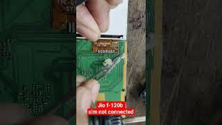 jio f-120b sim not connected #trending #viral #repair #skill #jiophone