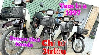 Honda Dream Thái 1997 tem lửa Máy nhật Zin ,Giá chỉ từ 3triệu giao xe toàn quốc ,giấy tờ đủ