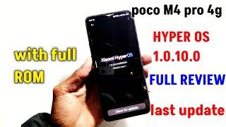 poco M4 pro 4g hyper OS 1.0.10.0 full review after 10 days last update for poco M4 pro 4g 