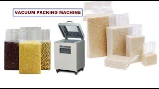 Rice Vacuum Packing Machine  Millets vacuum packing machine  Pulses Vacumm packing machine