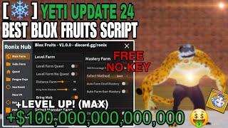 [UPDATE 24] Blox Fruits Script Pastebin GUI | FASTEST AUTO FARM DEVIL FRUIT SNIPER *NO KEY*