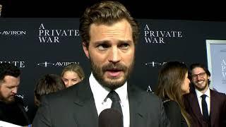 Jamie Dornan - A Private War LA Premiere (Interview)