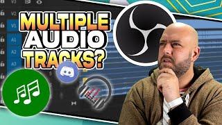 How To Setup Multiple Audio Tracks in OBS Studio - Separate Audio Tracks OBS Studio!