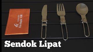 Sendok Lipat Set Fire Maple FMT 803 Untuk Camping Hiking dan Traveling