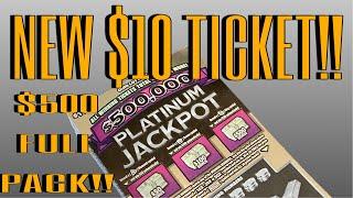 🟣NEW!! PLATINUM JACKPOT!!🟣 $500 FULL BOOK!!🟣 OHIO LOTTERY SCRATCH OFFS!!🟣