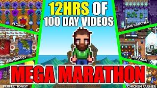 I Played 100 Days of Stardew Valley | THE MARATHON | 12HRS of 100 Day Videos