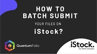 How to batch upload the metadata in iStock and Getty images using the CSV template