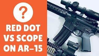 Red Dot Vs Scope For An AR 15 (A Beginner's Guide To AR Optics)