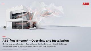 Online Learning Session about ABB-free@home® – Overview and Installation