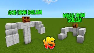 What if GOD Iron Golem and Mega Iron Golem Fight?