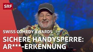 Peach Weber: Sicherste Handysperre: Ar***-Erkennung | Swiss Comedy Awards | SRF