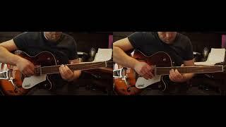 Fretless Walk - Improvisation on D Open Tuning Fretless Guitar