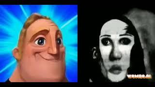 mr. incredible becoming uncanny and canny. singing all musics