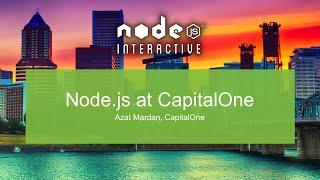 Node.js at CapitalOne