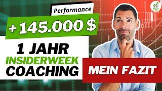 Mein Resümee zum InsiderWeek Coaching (Insiderweek Erfahrung)