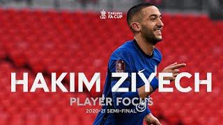 PLAYER FOCUS | Chelsea's Hakim Ziyech v Manchester City | Emirates FA Cup Semi-Final 2020-21