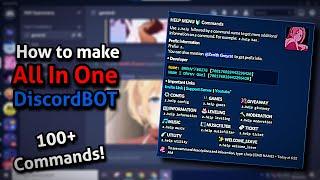 How to make a All In One Bot in Discord | No Coding | Replit | 100+ Commands!