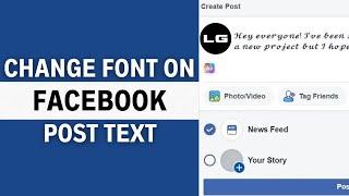 How To Change Font On Facebook Post Text? [in 2024]