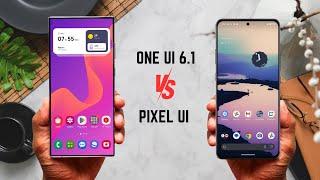 One UI 6.1 on S 24 Ultra Vs Google Pixel UI Android 14 - Animation Comparison - Which one is better!
