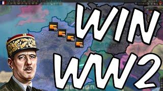 HOI4 how to win WW2 as France