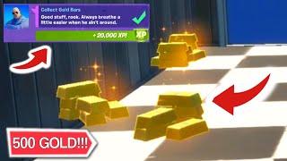 Collect 500 Gold Bars (FASTEST METHOD)! Fortnite Collect Gold Bars 500 Week 8 Quest Guide!