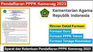 Pendaftaran PPPK Kemenag 2023 untuk Guru, Tenaga Teknis, Dosen dan Tenaga Kesehatan ~ Cek Syaratnya!