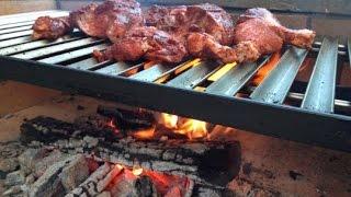 Argentine Style Grill & Brick BBQ Smoker Stop Motion - Part 2