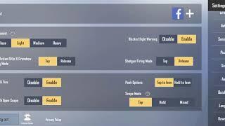 Pubg mobile lite  sensitivity setting