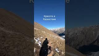 Спуск был тяжелым для ног, но прекрасным для глаз  #казахстан #путешествия #горы #россия