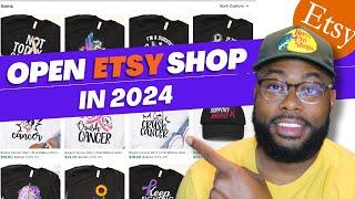 Open Your First Etsy Shop in 2024 | How to Sell on Etsy for Beginners 2024