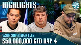 HIGHLIGHTS | WSOP Super Main Event Day 4 with $50M GTD | Paradise 2024