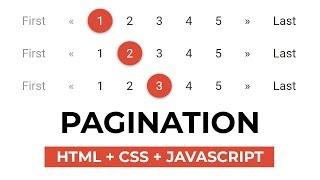 Creating Pagination with HTML and CSS