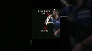 LUKE HUMPHRIES DARTS throwing angle  #darts #ai #pdc #lukehumphries