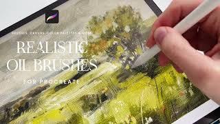 Realistic Oil Brushes for Procreate