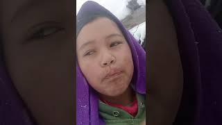 first vlog by muniba naaz snowfall in turtuk