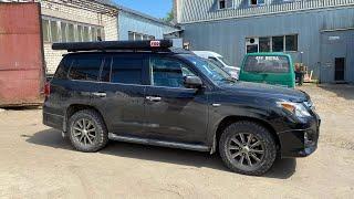 Алюминиевый багажник с маркизой на Lexus LX 570