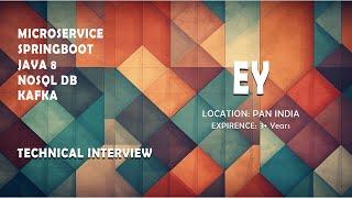 SELECTED? | EY | Java microservice spring boot real time interview | Real time interview