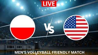LIVE:  POLAND vs USA  | Volleyball  |  Friendly International Match