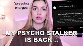 MY PSYCHO STALKER IS THREATENING ME (with proof) | STORYTIME