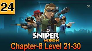 Sniper Mission- Chapter 8 Main Task 21-30 | Sniper mission gameplay walkthrough | Invincible Sigog