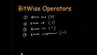 BITWISE OPERATOR TUTORIAL | COMPLEMENT(~) OPERATOR | BITWISE COMPLEMENT