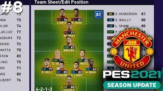 PES 2021: Manchester United Master League #8 - NEW FORMATION!!!