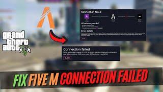 How to fix FIVEM Connection Error WORKS IN ALL SERVER ! GTA RP