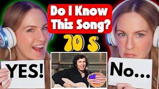 Irish Girl Reacts to America’s #1 Songs of the 70s – Which Will I Know?